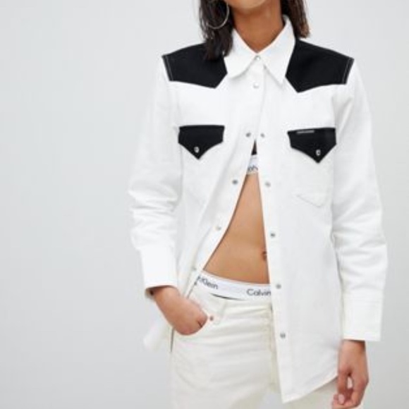Calvin Klein Jeans Tops - Calvin Klein Jeans Cotton Western Shirt